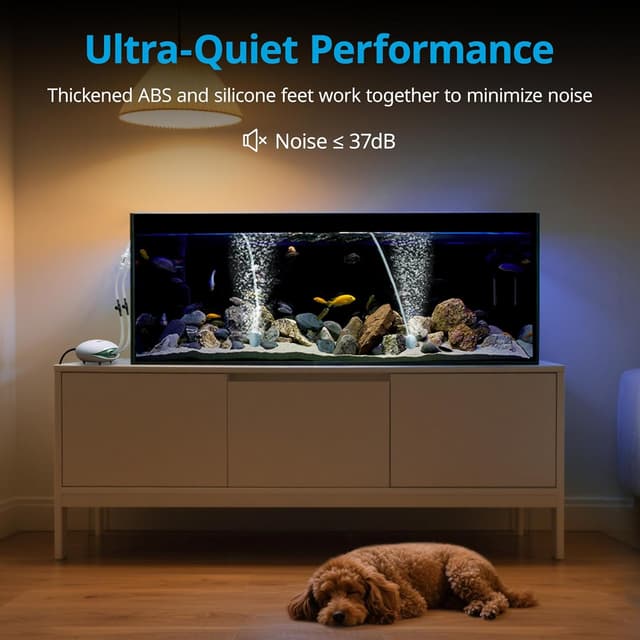 Detalle 2 de NICREW UFO air pump 2.5W for up to 400 L