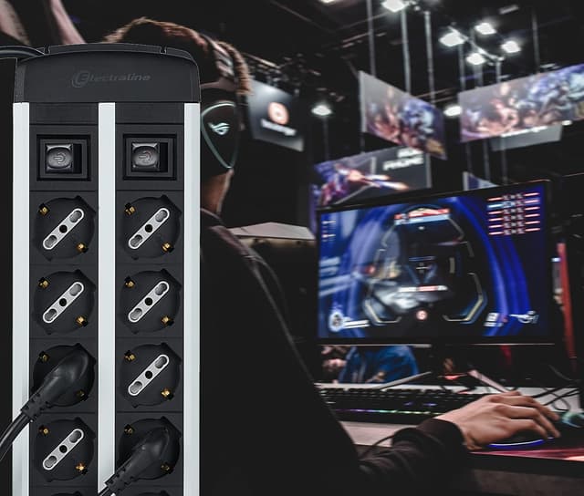 Thumbnail 3 de Electraline 61916 Multipresa Alu-Line 12 posti 2 m