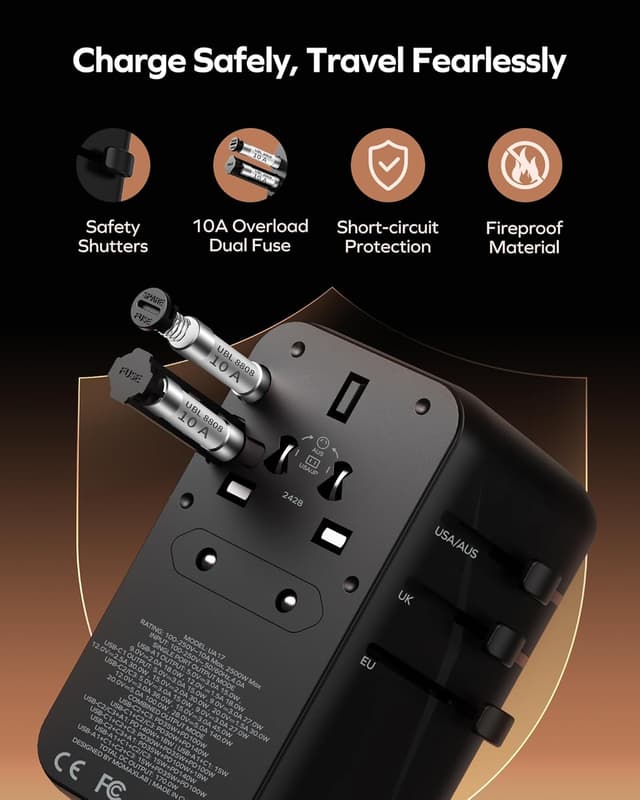 Thumbnail 4 de MOMAX Universal Travel Adapter 170W GaN