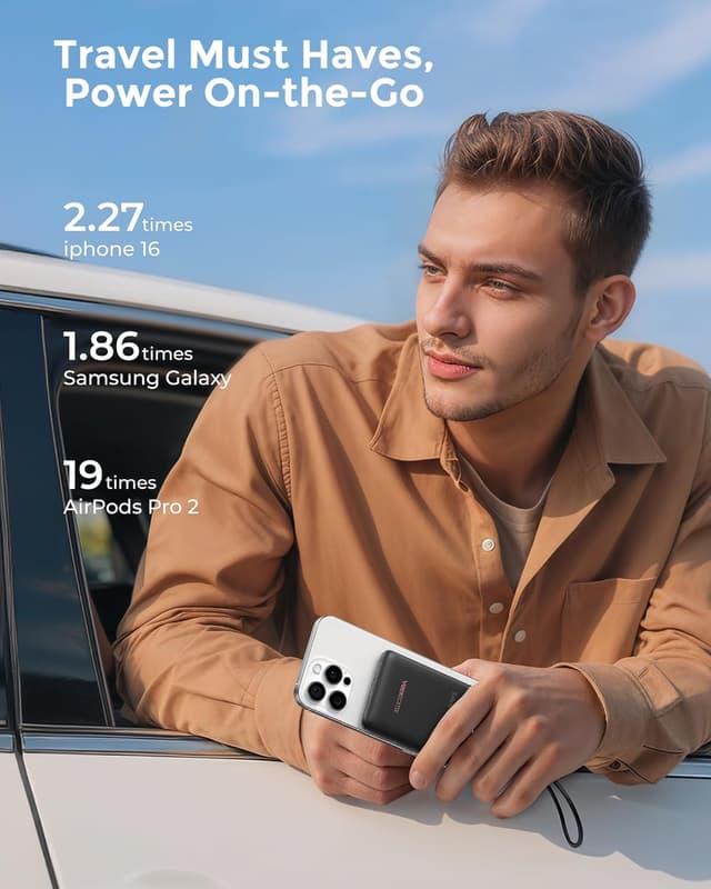 Detalle 2 de VEEKTOMX Power Bank 10000mAh 22,5W PD