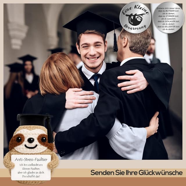 Thumbnail 4 de Tixlux Pocket Hug Anti Stress Faultier 5x7 cm