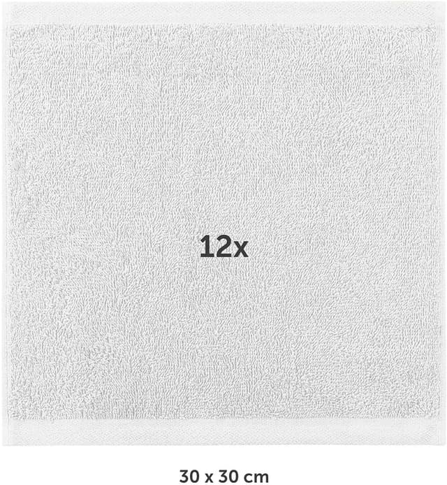 Detalle 2 de Blumtal Premium Gästehandtücher Set 12 teilig