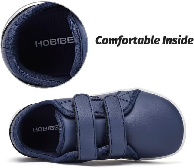 Detalle de HOBIBEAR Kids wide barefoot shoes for boys & girls – minimalist school, trail and walking trainers