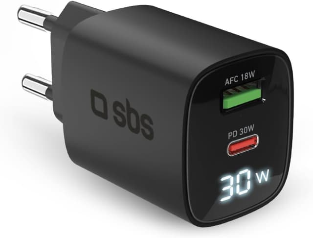 Detalle de SBS Cargador multipuerto 30 W USB-C USB-A