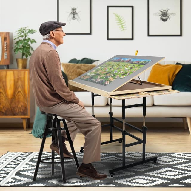 Detalle 2 de ALL4JIG 25x34 Jigsaw Puzzle Table 🧩