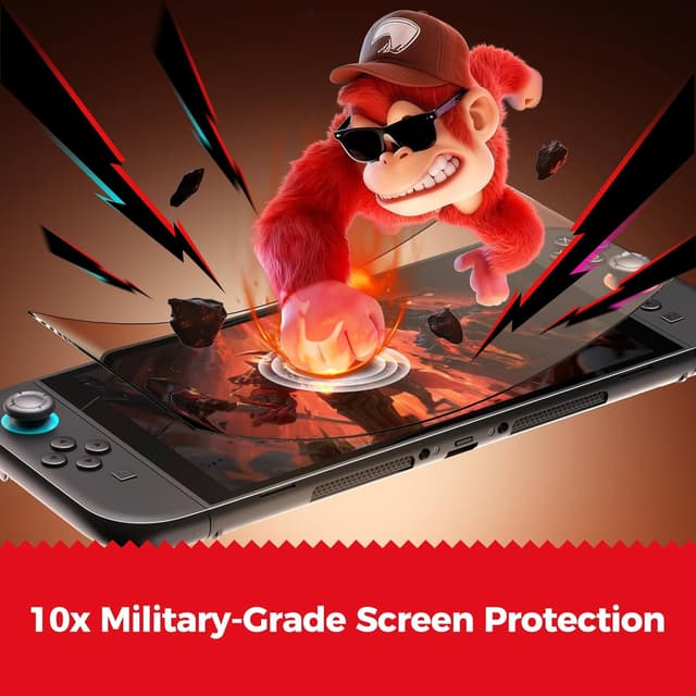 Detalle 2 de NEWDERY Screen Protector for Nintendo Switch 2 2-pack