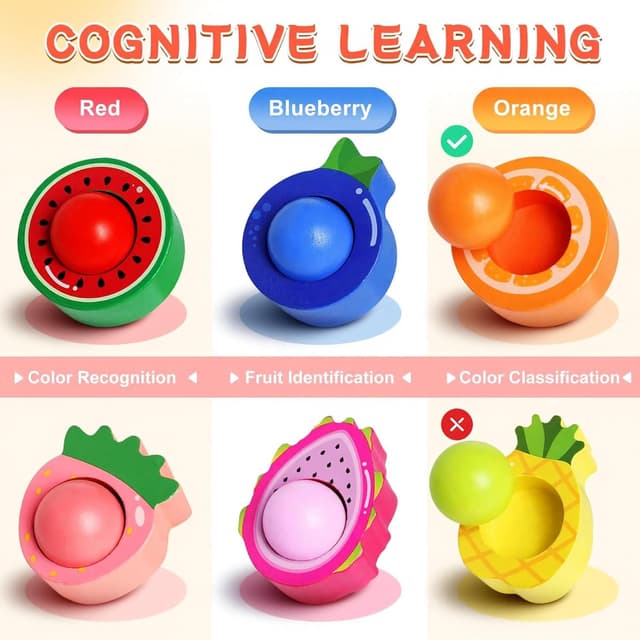 Thumbnail 3 de Seagoal Montessori Toys Wooden Sorting Set for Toddlers