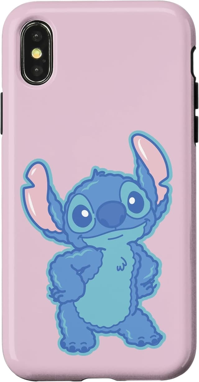 Detalle 2 de Custodia iPhone 14 Lilo & Stitch Fluffy