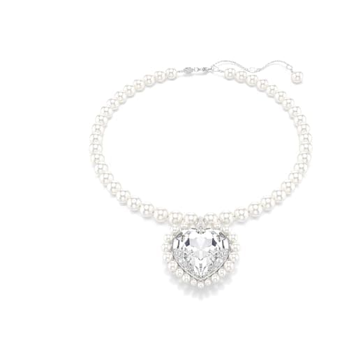 Imagen de Swarovski x Ariana Grande Collar corazón, baño de rodio en OfertitasTOP