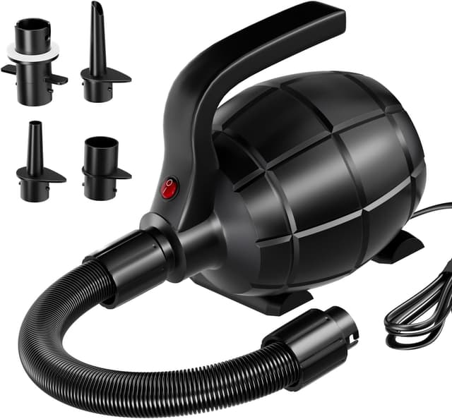 Detalle de RISINGUKST Electric Air Pump 600W for Air Beds 🎈