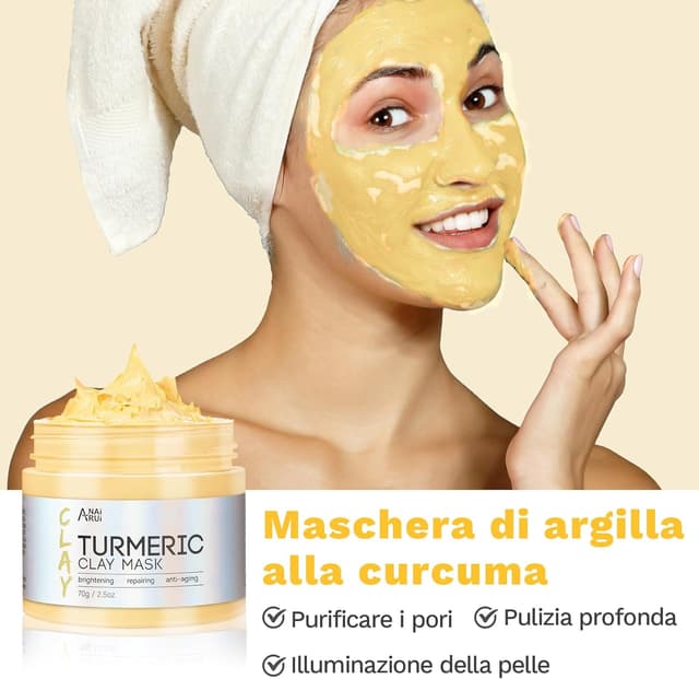 Detalle de ANAiRUi Maschera Viso Curcuma 210 g