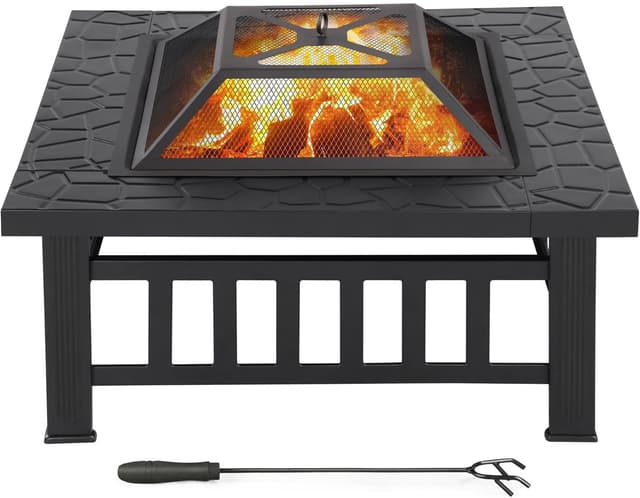 Thumbnail 5 de Yaheetech Brasero Extérieur 86x86x54cm