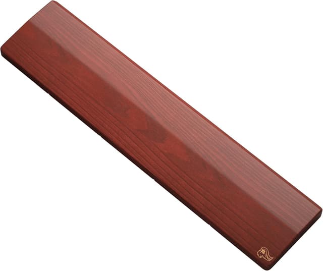 Detalle de Glorious Gaming Wooden Keyboard Wrist Rest (Full Size) – Golden Oak, weißes Eschenholz