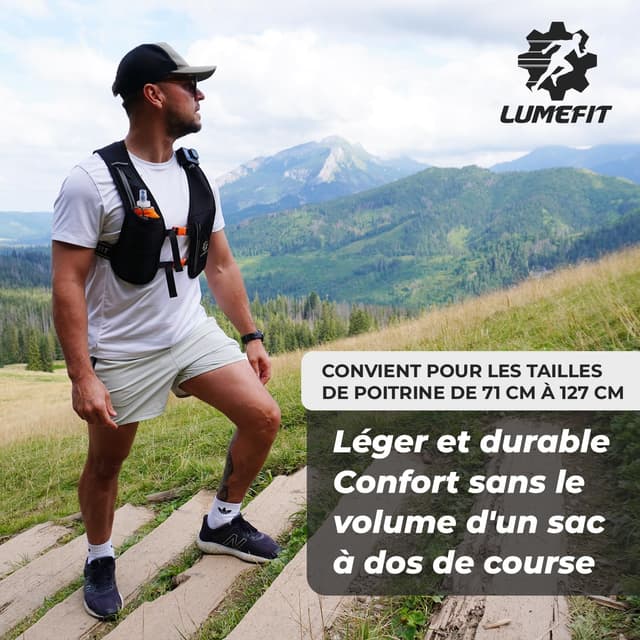 Thumbnail 4 de LUMEFIT Gilet Running Réfléchissant 500 ml