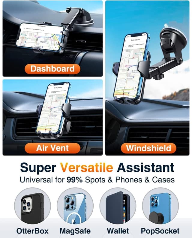 Thumbnail 6 de VANMASS Car Phone Holder 2025, 85+ lb suction