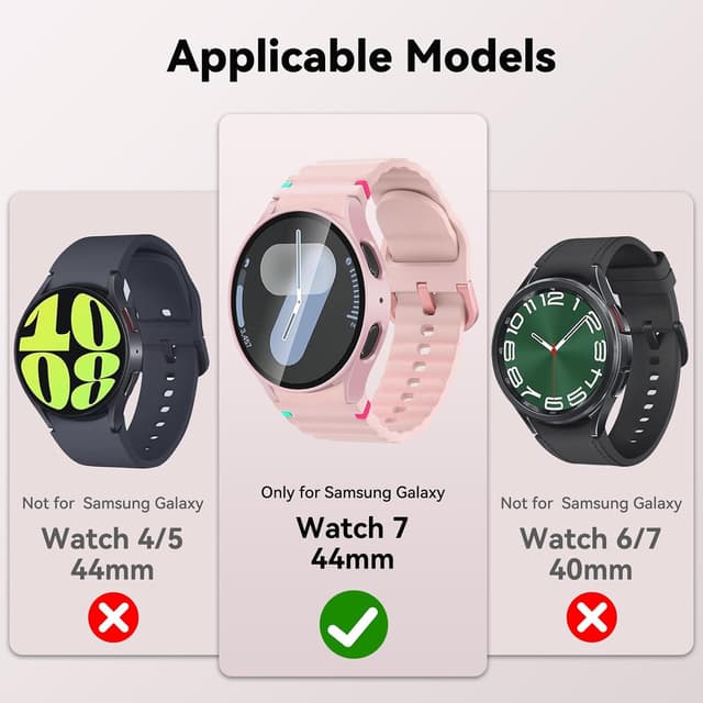 Detalle 2 de aceyoon Case for Galaxy Watch 7 44mm