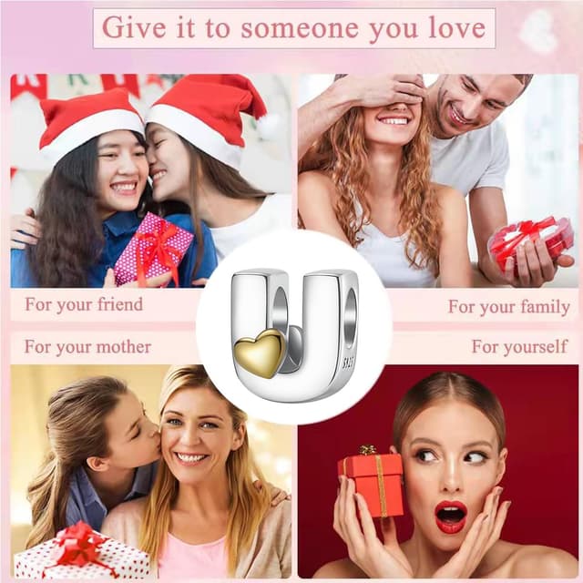 Detalle 2 de LONGLUCK Complete A-Z Charm Buchstabe 925