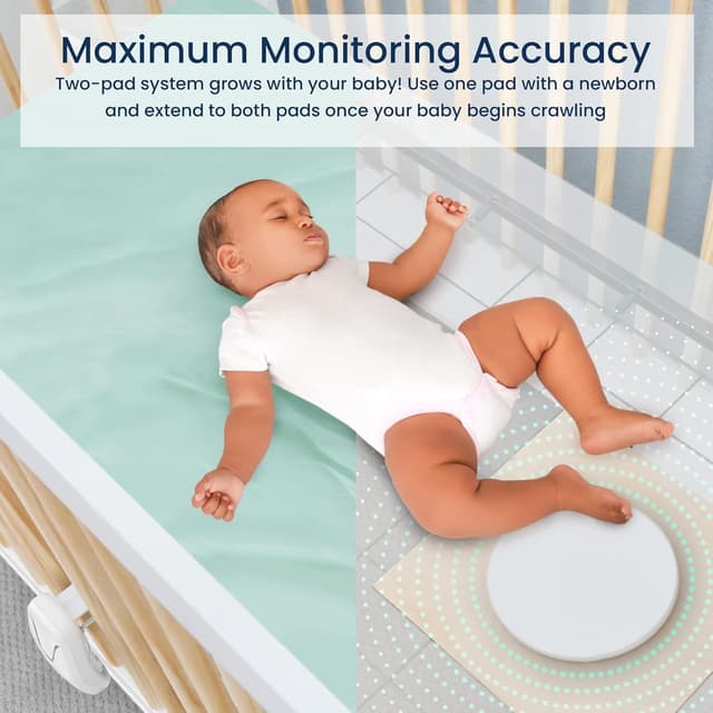 Detalle 2 de Babysense Video Baby Monitor with 2.4" Screen & Baby Movement Monitor (2-in-1) for home use