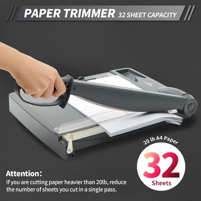 Detalle de JIELISI 12 Inch Heavy Duty Paper Trimmer