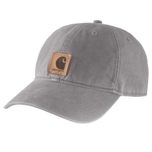 Detalle de Carhartt Canvas Cap gorra de béisbol unisex de algodón con cinta Coolmax y cierre de velcro