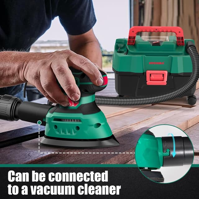 Thumbnail 3 de HYCHIKA 140W Detail Electric Sander 13000 OPM