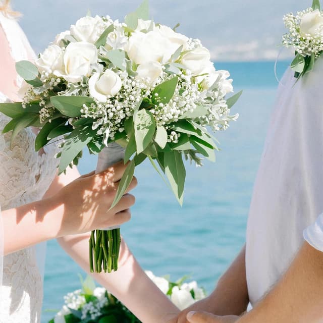 Detalle de DBCMEW 25pcs Artificial Babys Breath (White Gypsophila) Faux Flowers, 35cm