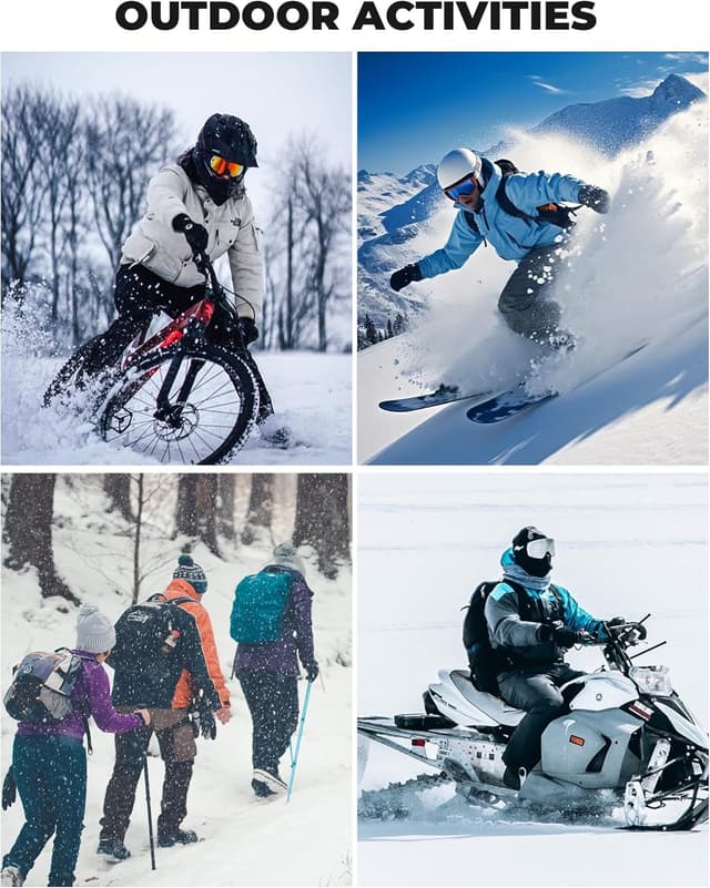 Thumbnail 6 de ROCKBROS Pasamontañas transpirable Negro 🧣