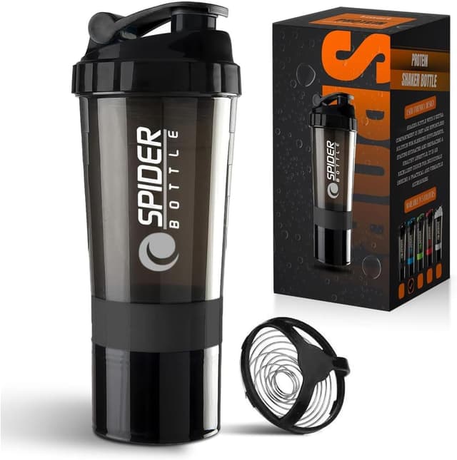 Imagen de Roe Tenpo Protein Shaker 500ml with compartment en OfertitasTOP