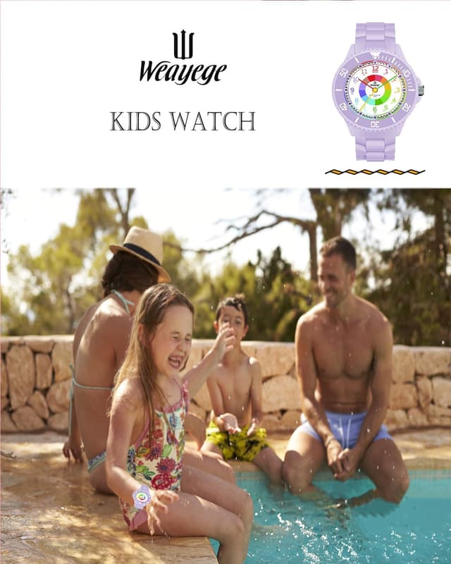 Detalle 2 de Montre éducative enfant 3ATM pour 5-18 ans