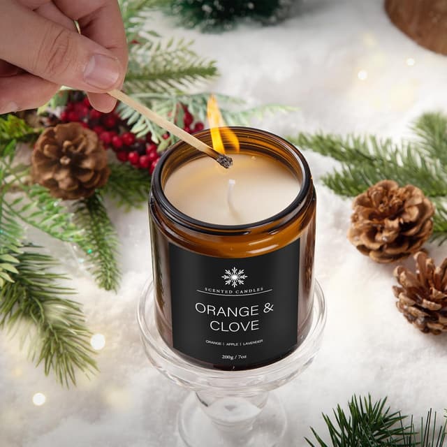 Detalle 1 de Ensemble bougies parfumées 6 x 200 g