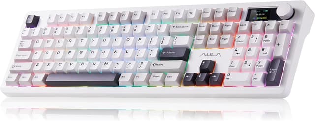 Imagen de AULA F106PRO Mechanical Wireless Keyboard 8000mAh ⌨ en OfertitasTOP