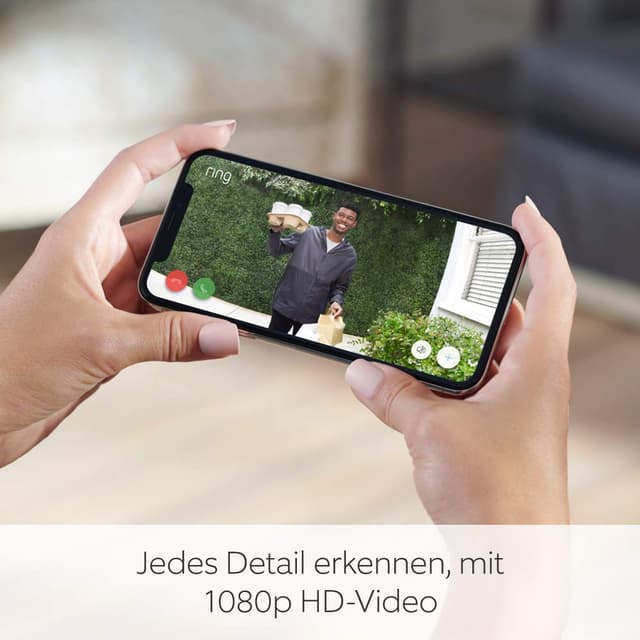 Detalle 2 de Ring Videotürklingel Kabel (wired) – Türklingel mit Kamera, 1080p-HD und Nachtsicht, funktioniert mit Alexa