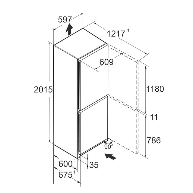 Detalle 2 de Liebherr CBNstb 579i Frigorífico No Frost