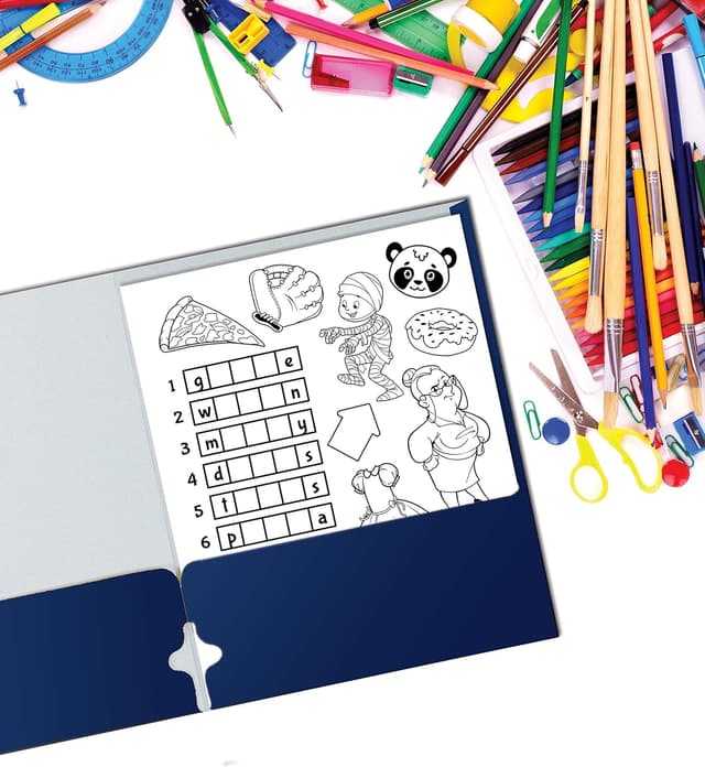 Thumbnail 6 de Better Office Products Two Pocket Portfolio Folders 50-Pack