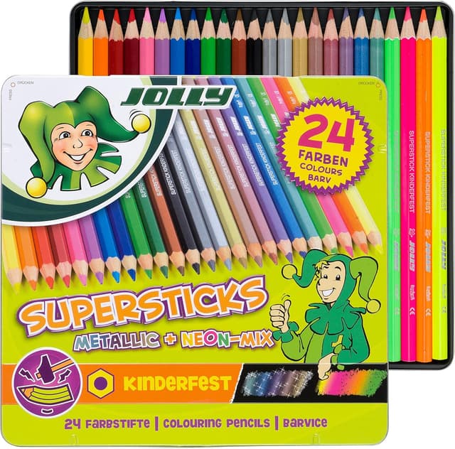 Detalle de JOLLY Supersticks Classic matite colorate 24 ✏