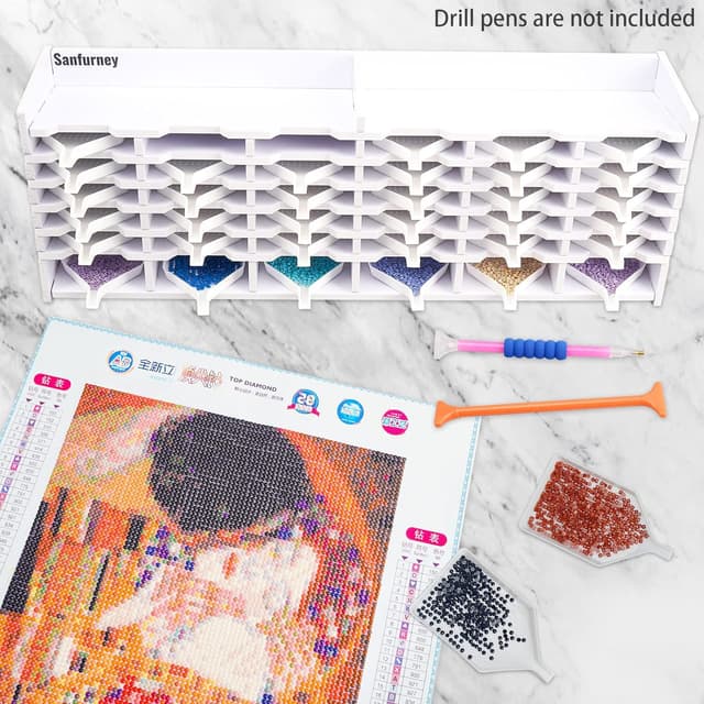 Thumbnail 4 de Plateau Sanfurney peinture diamant 36 emplacements ⚙