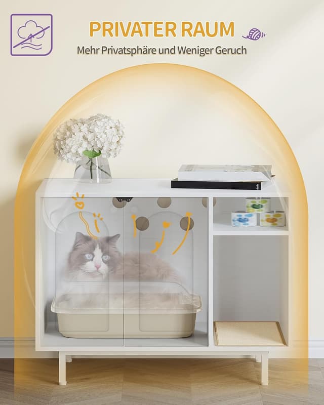 Detalle 2 de Katzenschrank 80 x 50 x 61 cm CB01513W