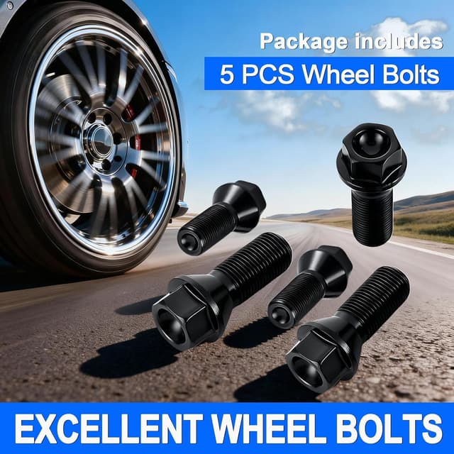 Thumbnail 4 de ERMWALR 20 Pcs M14x1.25 Wheel Bolts for BMW 🔩