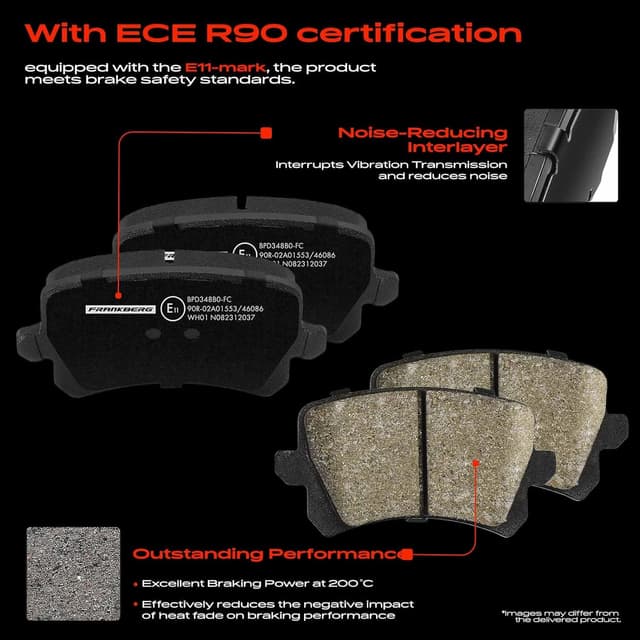 Detalle de Frankberg Brake Pad Set rear 4 pads