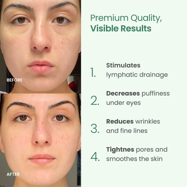 Detalle de Jade roller & gua sha set for skin