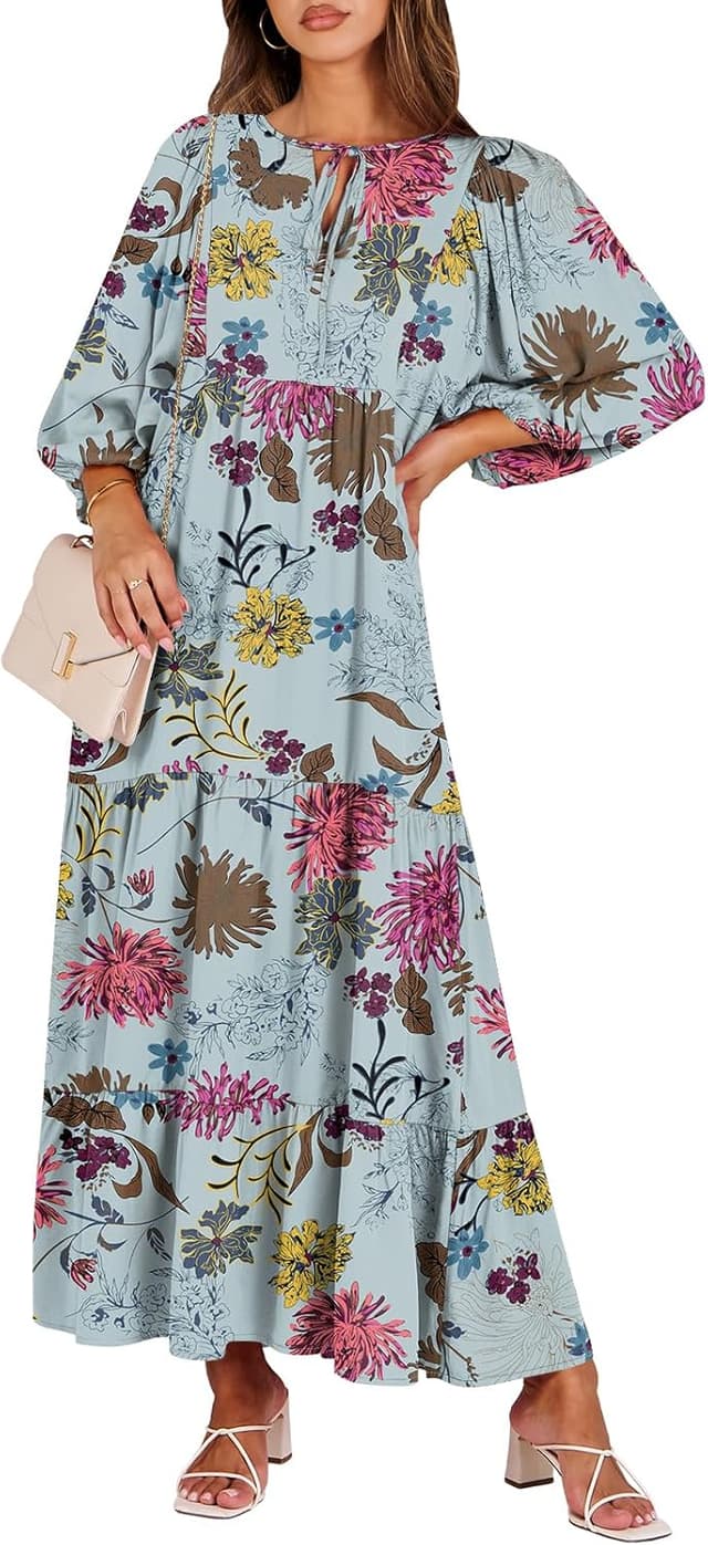 Detalle de ANRABESS 2026 Boho Maxi Dress