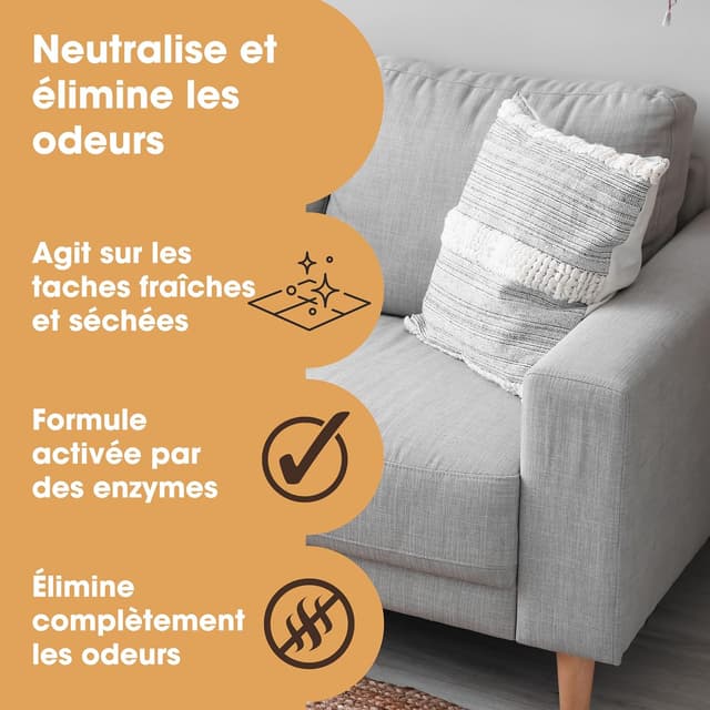 Detalle 2 de Furniture Clinic Éliminateur Taches Odeurs 500 ml