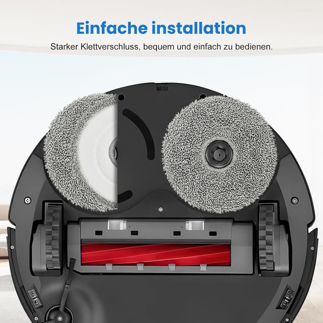 Detalle de Pure Realm 6er Zubehörset für Roborock Wischpads – passend für Saros 10R & Q Revo Modelle