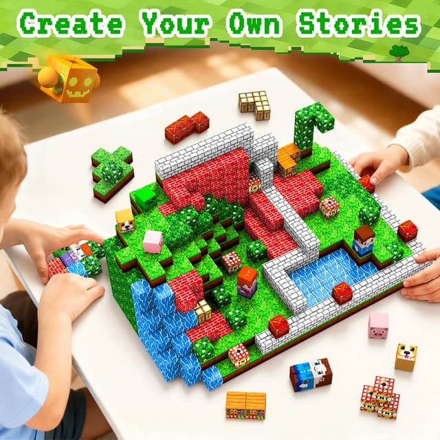 Thumbnail 6 de Subtail 216PCS Magnetic Blocks set