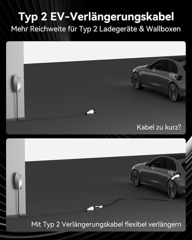 Thumbnail 1 de RamTouch Typ 2 VerlĂ€ngerungskabel 5 m đ