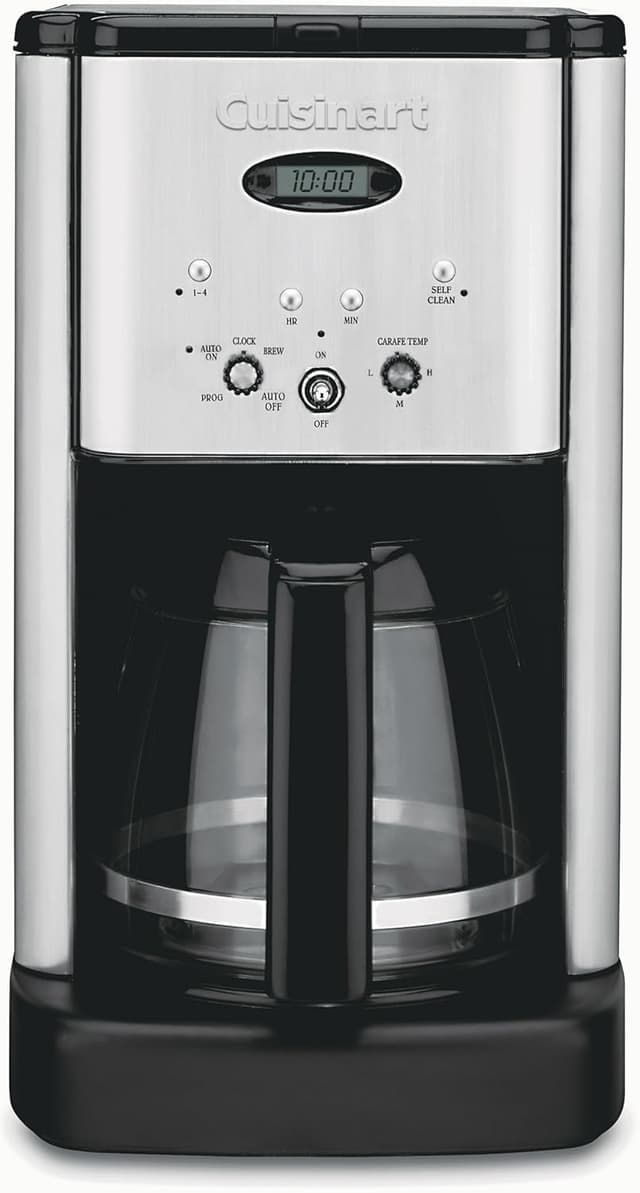 Detalle de Cuisinart DCC-1200P1 Brew Central 12-Cup Programmable Coffeemaker (Brushed Chrome)