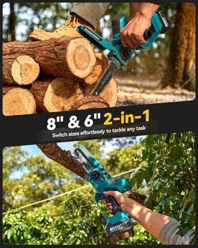 Detalle 1 de Supstable Mini Motosierra 1300W 8