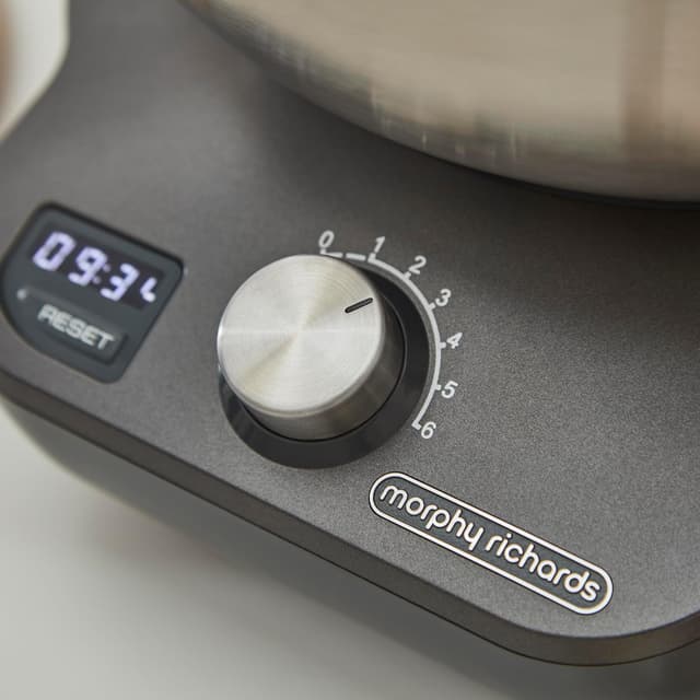 Detalle de Morphy Richards MixStar Compact stand mixer (400520) with dual rotating beaters, whisks & dough hooks