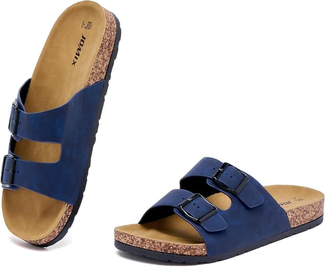 Detalle 2 de JOMIX MCX250058 ciabatte da uomo estive con suola in sughero e plantare ammortizzato antiscivolo