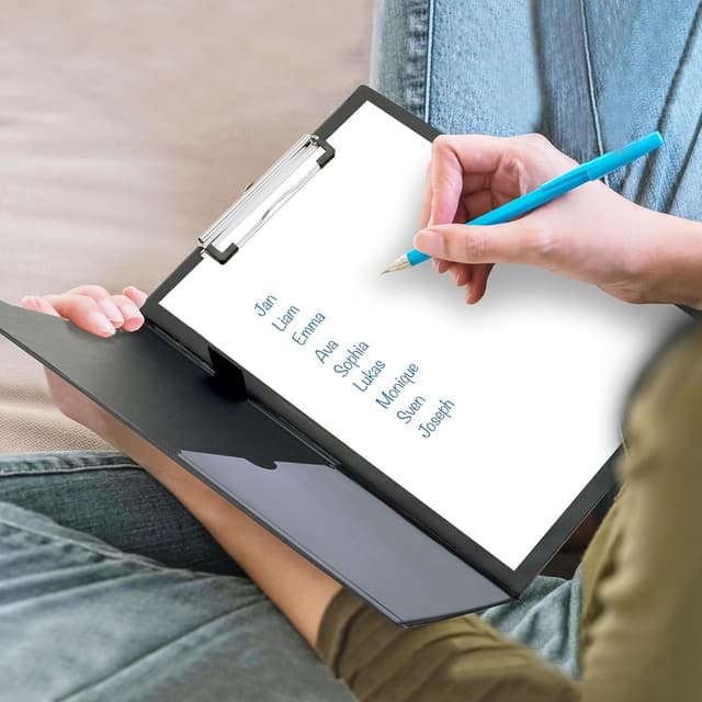 Detalle 2 de Rapesco 1520A Carpeta portapapeles A4+ 10 unidades